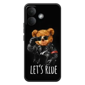 Чехол с рисунком «Модный Мишка» для Xiaomi Poco X8
