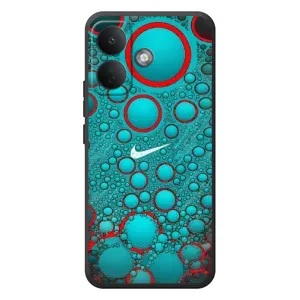 Силиконовый Чехол на Xiaomi Poco X8 с картинкой Nike (Найк зеленый)