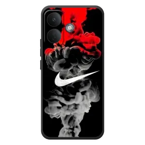 Силиконовый Чехол на Xiaomi Poco X8 с картинкой Nike (Nike дым)