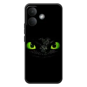 Чехол дракон Беззубик для Xiaomi Poco X8 (Глаза Беззубика)