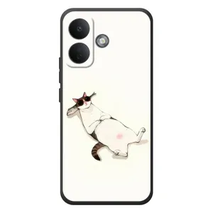 Чехол на тематику: Коты для Xiaomi Poco X8 (Отдых)