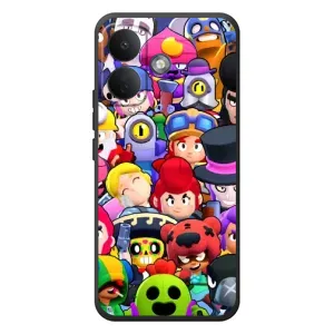 Силиконовый Чехол на Xiaomi Poco X8 с картинкой Brawl Stars (Персонажи)