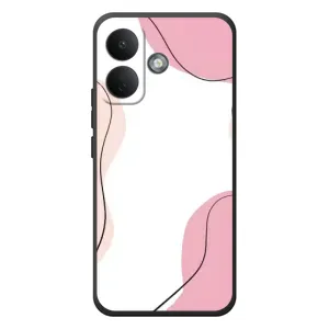 Чехол цветочный дизайн для Xiaomi Poco X8 (Розовый фон)
