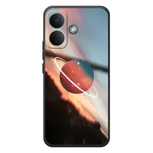 Чохол (ТПУ) з планетами на Xiaomi Poco X8 (Сатурн)