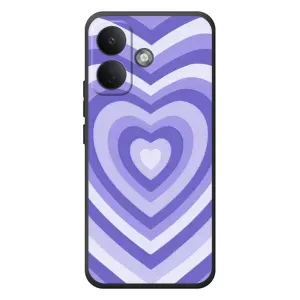 Чохли з тематикою "Маленькі Сердчеки" на Xiaomi Poco X8 (Серце фіолет)