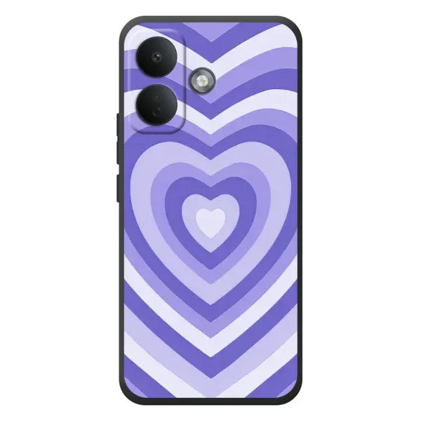 Чехол с рисунком «Сердце фиолет» для Xiaomi Poco X8 Чехол с рисунком «Сердце фиолет» для Xiaomi Poco X8