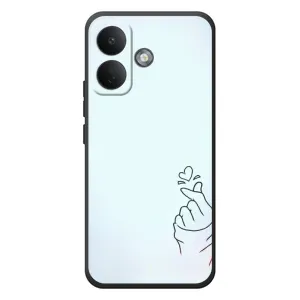 Чохол (Знак сердечка) для Xiaomi Poco X8 (Сердечко на блакитному)