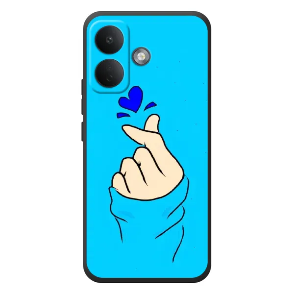 Чехол с рисунком «Сердце на синем» для Xiaomi Poco X8 Чехол с рисунком «Сердце на синем» для Xiaomi Poco X8
