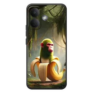 Чехол с мемами тралалело тралала для Xiaomi Poco X8 (Шимпанзини бананини)