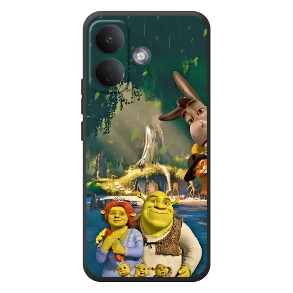 Чехол с рисунком «Шрек и Фиона» для Xiaomi Poco X8 Чехол с рисунком «Шрек и Фиона» для Xiaomi Poco X8