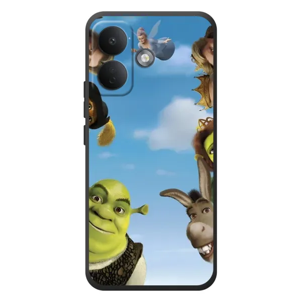 Чехол с рисунком «Герои Шрек» для Xiaomi Poco X8 Чехол с рисунком «Герои Шрек» для Xiaomi Poco X8