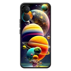 Чохол (ТПУ) з планетами на Xiaomi Poco X8 (Сонячна система)