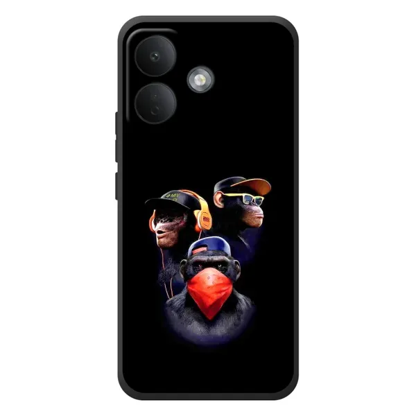 Чехол с рисунком «Три обезьяны» для Xiaomi Poco X8 Чехол с рисунком «Три обезьяны» для Xiaomi Poco X8