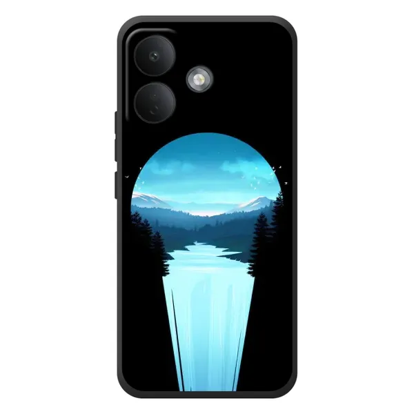 Чехол с рисунком «Синий Водопад» для Xiaomi Poco X8
