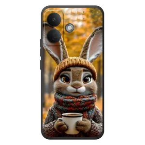Печатный чехол «Зверята с кофе» для Xiaomi Poco X8