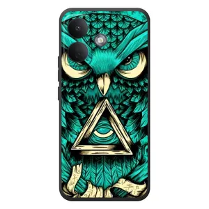 Чехол с рисунком «Зеленая сова» для Xiaomi Poco X8