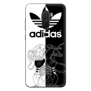 Чохол с стилі "Адідас" для Сяомі Поко Ф1 (Adidas шнурки)