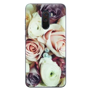 Чехлы с принтом Розочки для Xiaomi POCO F1 (Букет РОЗ)