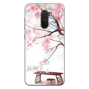 Чехол с принтом САКУРЫ на Xiaomi POCO F1 (Чайная церемония)