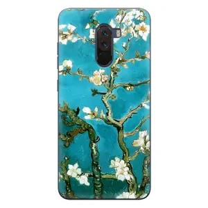 Чехол с принтом САКУРЫ на Xiaomi POCO F1 (Цветение Сакуры)