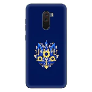 Чохол Укр Символіка для Xiaomi POCO F1 (Квітучий Герб)