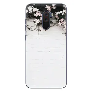 Чехлы с тематикой "ЦВЕТЫ" на Xiaomi POCO F1 (Цветы на стене)