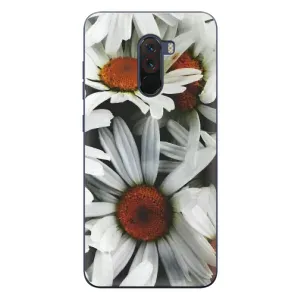 Чехол с ромашками на Xiaomi POCO F1 (Цветы Ромашки)