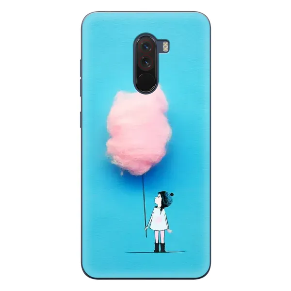 Чехол с рисунком «Девочка с тучкой» для Xiaomi POCO F1 Чехол с рисунком «Девочка с тучкой» для Xiaomi POCO F1