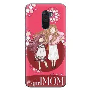 Чехлы для МАМЫ на Xiaomi POCO F1 (Дочь и мама)