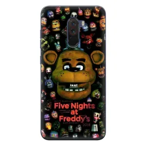 Чехлы Пять ночей с Фредди для Сяоми Поко Ф1 (Freddy)