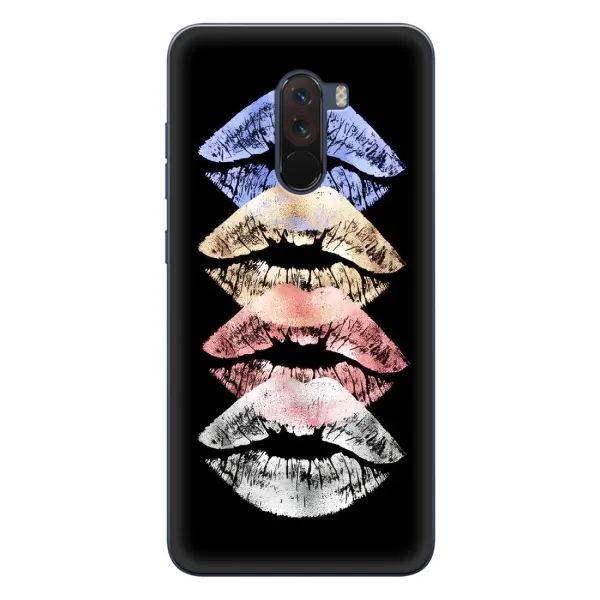 Чехол с рисунком «Губы» для Xiaomi POCO F1 Чехол с рисунком «Губы» для Xiaomi POCO F1