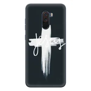 Чехлы для Сяоми Поко Ф1 (Крест Иисуса) (Jesus)