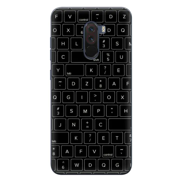 Чехол с рисунком «Клавиатура» для Xiaomi POCO F1 Чехол с рисунком «Клавиатура» для Xiaomi POCO F1