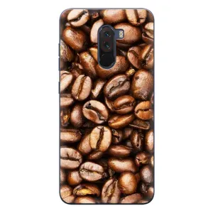 Чехол с изображением вкусной еды для Xiaomi POCO F1 (Кофе)