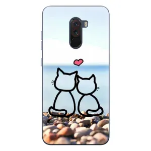 Силіконові Чохли Коханій людині для Xiaomi POCO F1 (Котейки)
