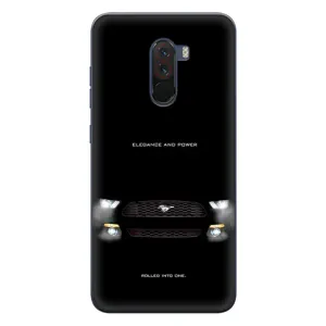 Чохли з тематикою "Круті машини" на Xiaomi POCO F1 (Чорний Land Rover)