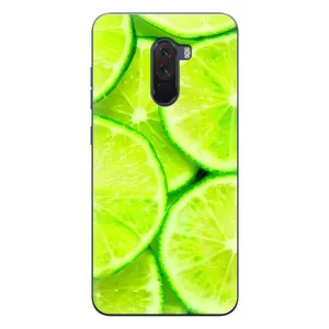 Чехол с изображением вкусной еды для Xiaomi POCO F1 (Лайм)