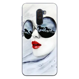 Чохол з картинкою Модні Дівчата Xiaomi POCO F1 (Любителька коней)