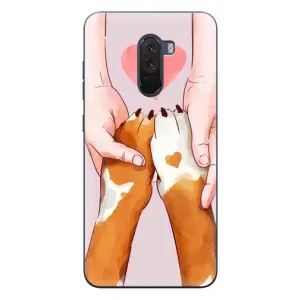 Чохол (ТПУ) Милі песики для Xiaomi POCO F1 (Любов до собак)