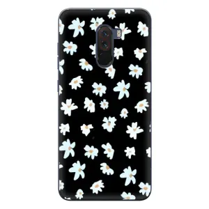 Чехол с ромашками на Xiaomi POCO F1 (Маленькие ромашки)