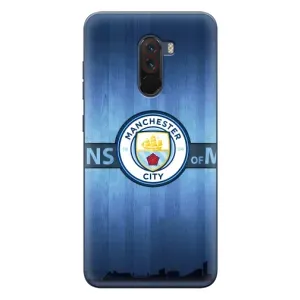 Силиконовые Чехлы принт Футбол на Xiaomi POCO F1 (ManCity)