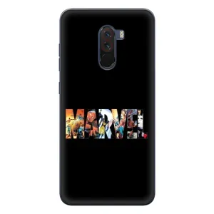 Силіконовий Чохол для Xiaomi POCO F1 (MARVEL)