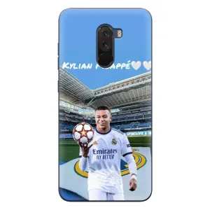 Чехол (TPU) с Футболистом на Xiaomi POCO F1 (Mbappe Real)