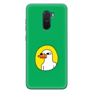 Бампер с принтом Мемы для Xiaomi POCO F1 (Мем Утка)