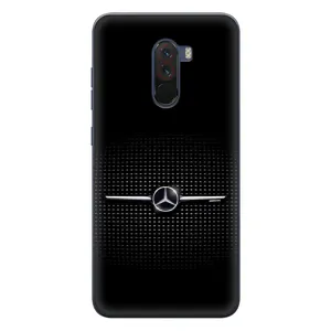 Силіконовий бампер з картинкою машини на Xiaomi POCO F1 (Mercedes)