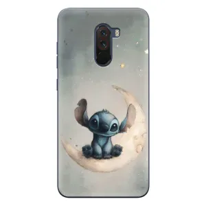 Чехол с рисунком Стич для Xiaomi POCO F1 (Милый Стич)