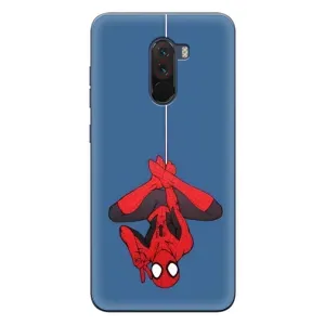 Чохол Супергерой Людина Павук на Xiaomi POCO F1 (На павутині)
