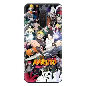 Купить Чехлы на телефон с принтом Anime для Xiaomi POCO F1 (Наруто постер)
