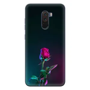 Чехлы с принтом Розочки для Xiaomi POCO F1 (Ночная роза)