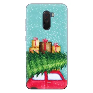 Чехол Новогодняя Елка на Xiaomi POCO F1 (Новогодние подарки)